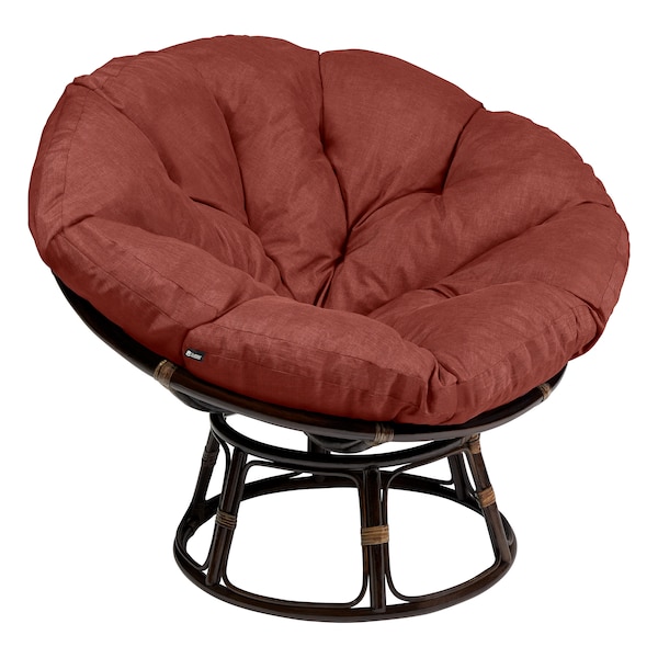 Classic Accessories Montlake Water-Resistant 50" Papasan Cushion, Heather Henna 60-539-046601-EC - main